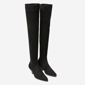 Sandro “Ziggy” over knee thigh high boots suede (EU 40)